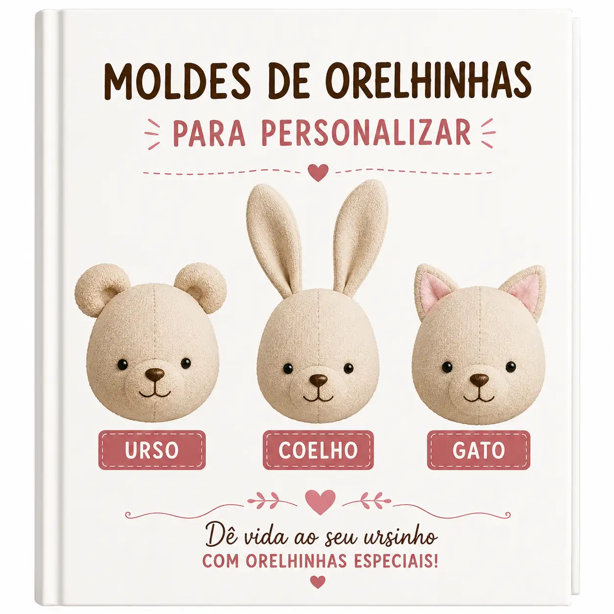 Moldes de orelhas para personalizar